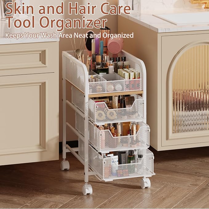 Rolling Makeup Cart Organizer - Image 6