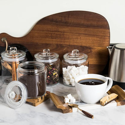 1 Gallon Glass Cookie Jars + Labels & Marker - Image 2