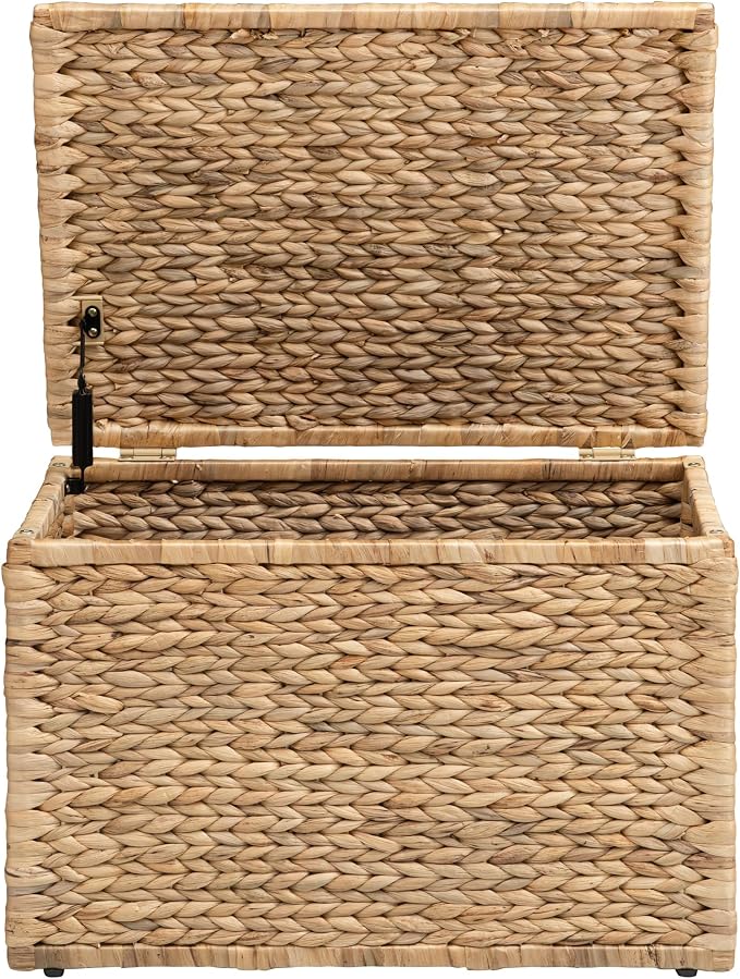 eHemco Storage Trunk with Metal Frame, 23.3 by 16.5 by 15.2 Inches | Safety - Image 5