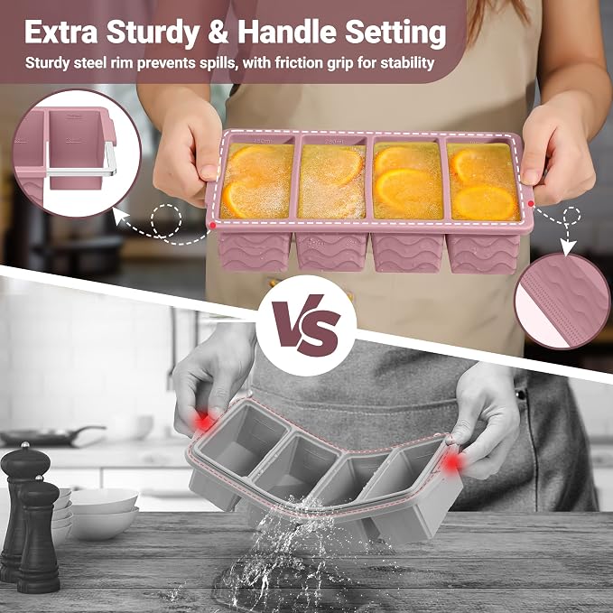 Silicone Freezer Molds for Soup - Image 4