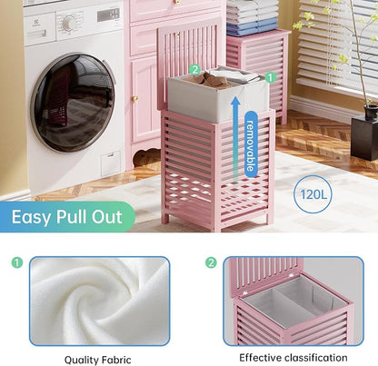 SMIBUY Double Laundry Hamper - Image 7