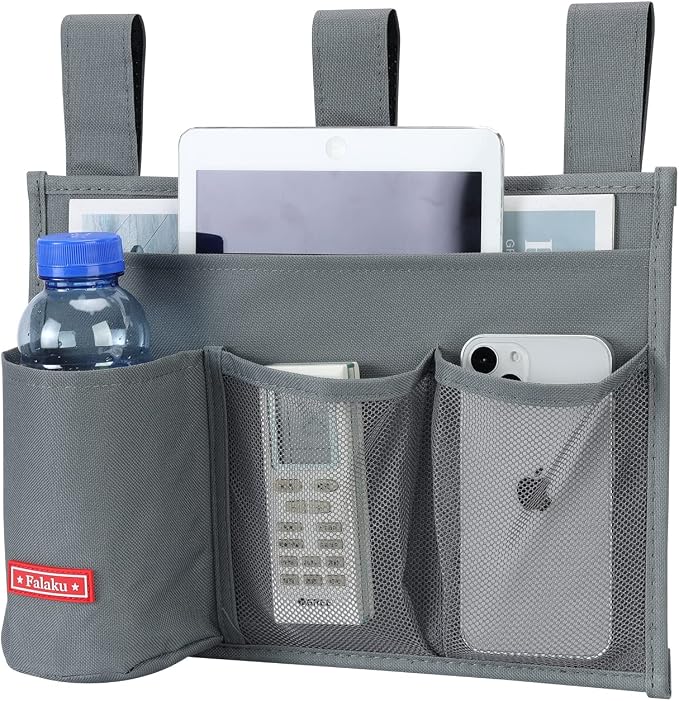 Hanging Bedside Caddy, Bedside Organizer Caddy by Falaku