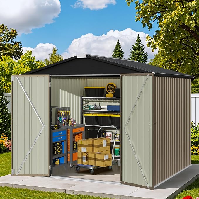 Patiowell 8x8 FT Outdoor Storage Shed - Image 5