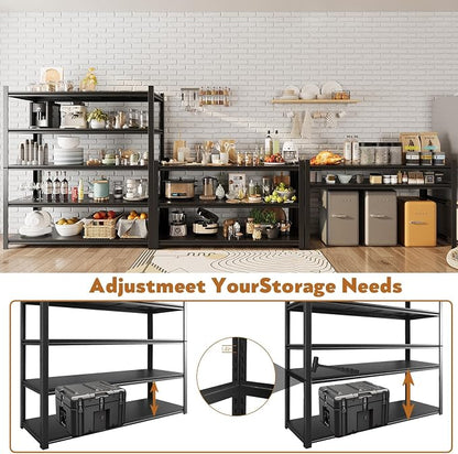 48.2" W Garage Shelving 3000LBS Storage Shelf Heavy Duty Garage Storage Shelves - Image 6