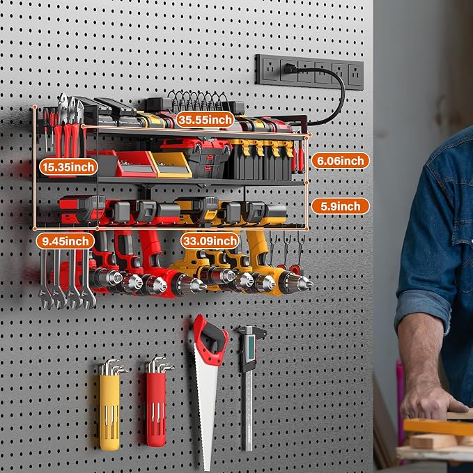 JUNNUJ Large Power Tool Organizer - Image 4