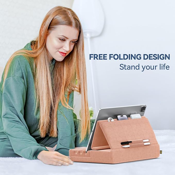 KDD Tablet Pillow Holder, Foldable iPad Stand - Image 2