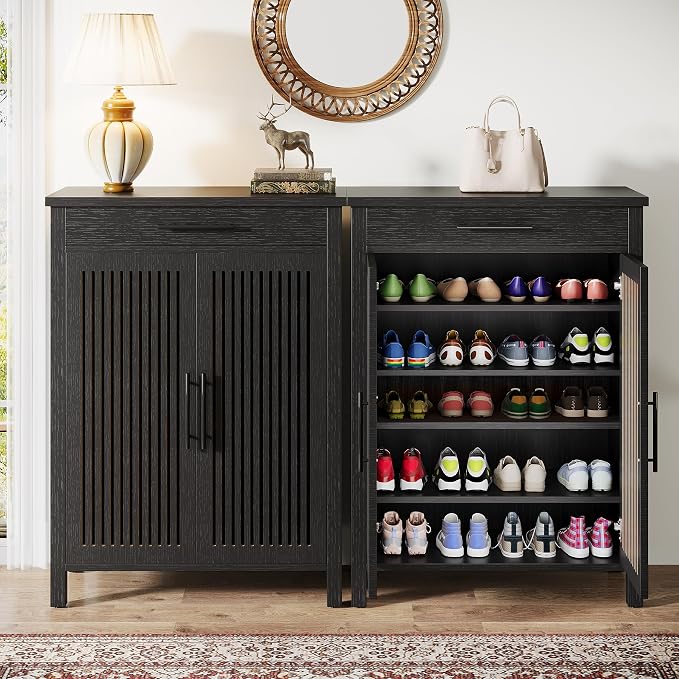 Tribesigns Shoe Cabinet, 5-Tier Shoe Storage Cabinet - Image 4