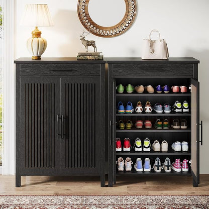 Tribesigns Shoe Cabinet, 5-Tier Shoe Storage Cabinet - Image 4