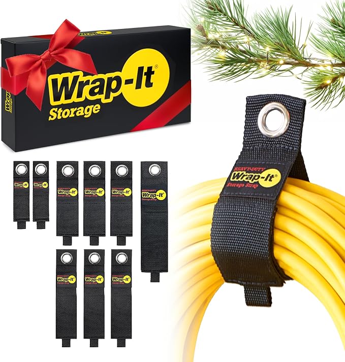 Heavy-Duty Wrap-It Storage Straps, Cord Wrap Keeper, Cable Straps by Wrap-ItStorage