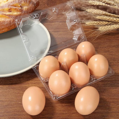 100PCS Plastic Egg Cartons Bulk 2x3 Egg Holders Style Holds 6 Eggs - Image 4