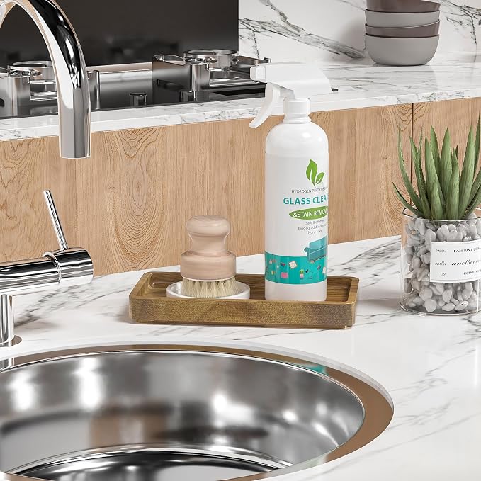 WEENSON Small Acacia Wood Bathroom Vanity Tray - Image 4