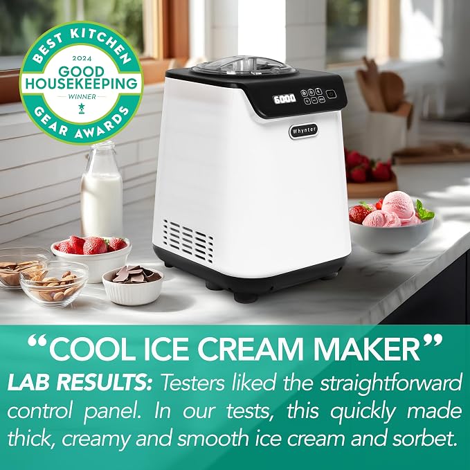 Whynter Ice Cream Maker Machine Automatic 1.28 Qt Upright - Image 2