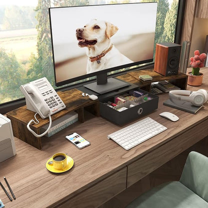 WESTREE Triple Dual Monitor Stand Riser - Image 6