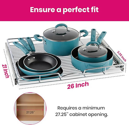 HOLDN’ STORAGE Pull Out Cabinet Organizer, Heavy Duty Caddy w/Lifetime Limited - Image 3