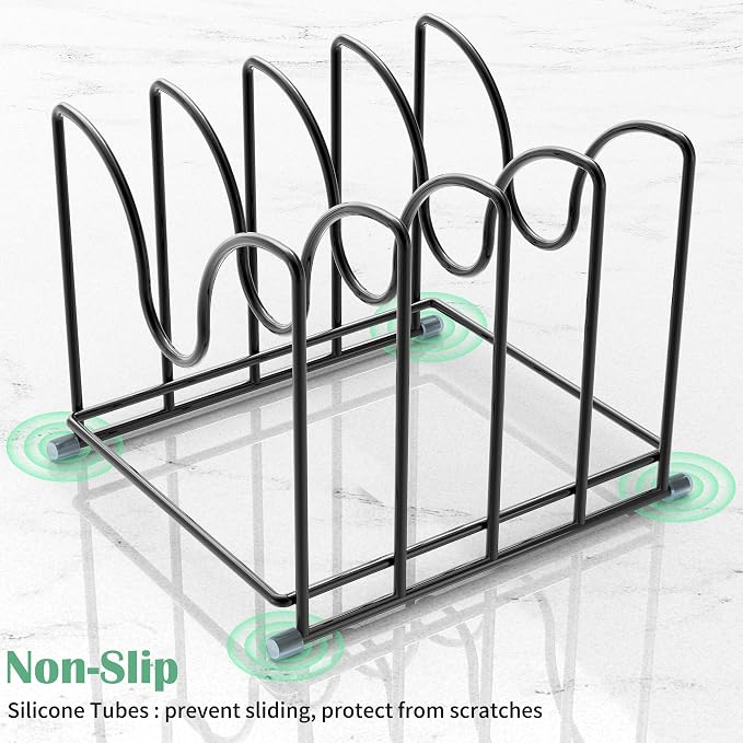 Pot Lid Organizer Rack, 1.6in Wide Cutting Board Organizer - Image 7
