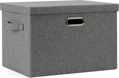 Large 17" 36 Quart Collapsible Stackable Storage Bins by GraciadecoStorage