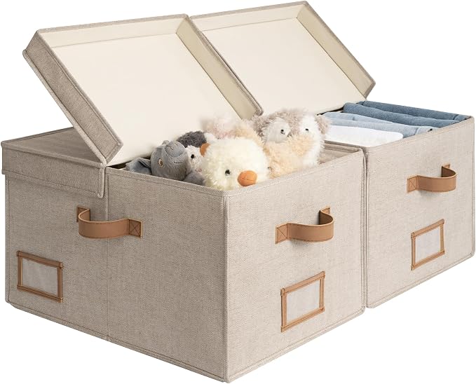 StorageWorks Large Clothes Storage Bins, Fabric Boxes - Image 9