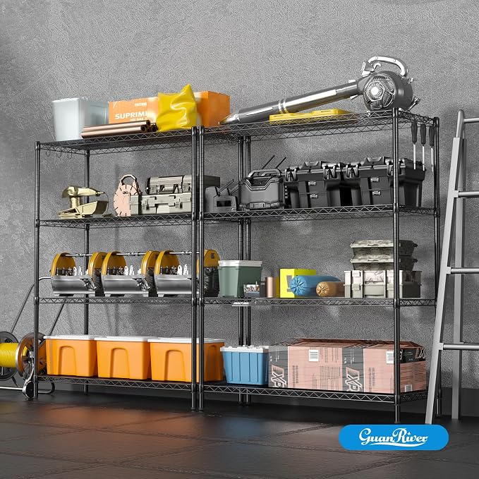 Guan River 4-Shelf Heavy Duty Wire Shelving, Metal Shelf, Sturdy and Durable - Image 8