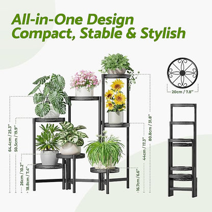 Stand Plants, 7 Tier Metal Plant Stands - Image 3