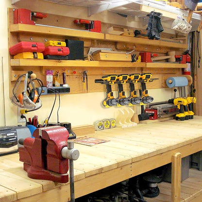 UNITEDPOWER Wall Mounted Power Tool Organizer Holder, Heavy Duty Utility - Image 7