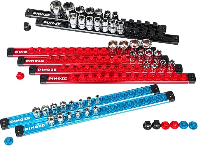 8PCS Magnetic Socket Holder Organizer Set by Unknown