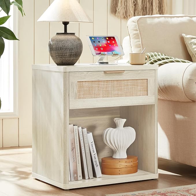 LEYAOYAO Rattan Nightstands Set of 2 - Image 6