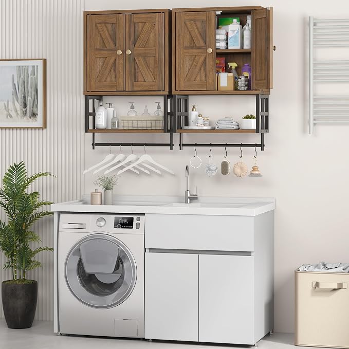 Bathroom Wall Cabinet, Farmhouse Medicine Storage - Image 7