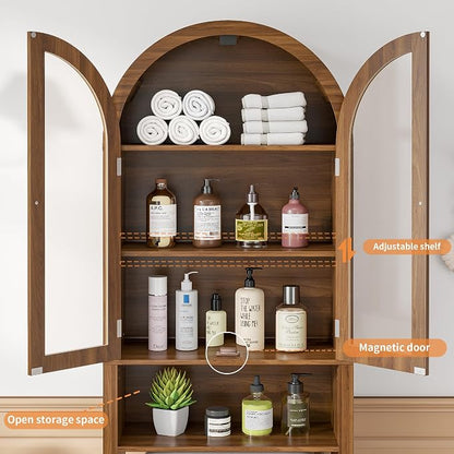 Arched Over The Toilet Storage Cabinet - Image 8