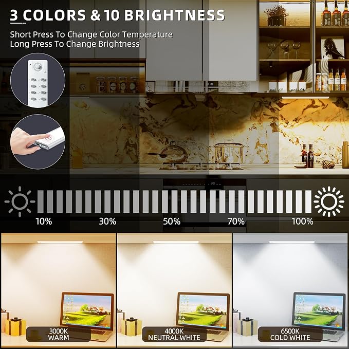 276 LED Under Cabinet Lights Wireless - Image 6