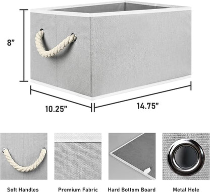 Closet Storage Bins, Linen Closet Organizers and Storage Basket - Image 7