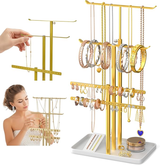 Jewelry Tower Stand Organizer for Women - Image 9