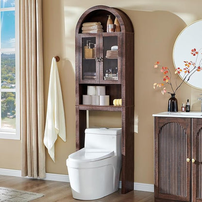 IFGET Arched Over The Toilet Storage Cabinet by IFGETEnrichYourLivingSpace