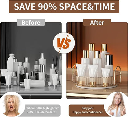 YCIA&DONE 360 Rotating Makeup Organizer and Storage - Image 8
