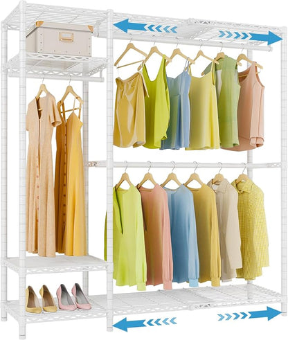 VIPEK X20 Expandable Metal Clothing Rack Adjustable from 3'3" to 4'8" Heavy by VIPEK