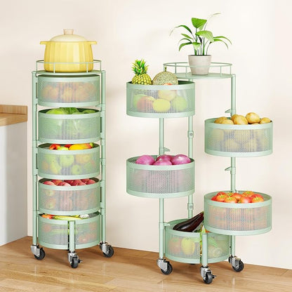 SAYZH 5 Tier Fruit Vegetable Basket Stand by SAYZH