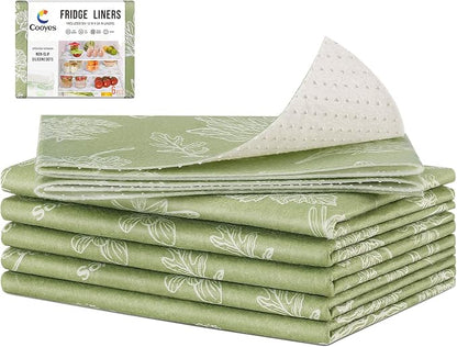 Cooyes Large Fridge Liners for Refrigerator, 17.7" × 24", Drawer & Shelf Liners by Cooyes
