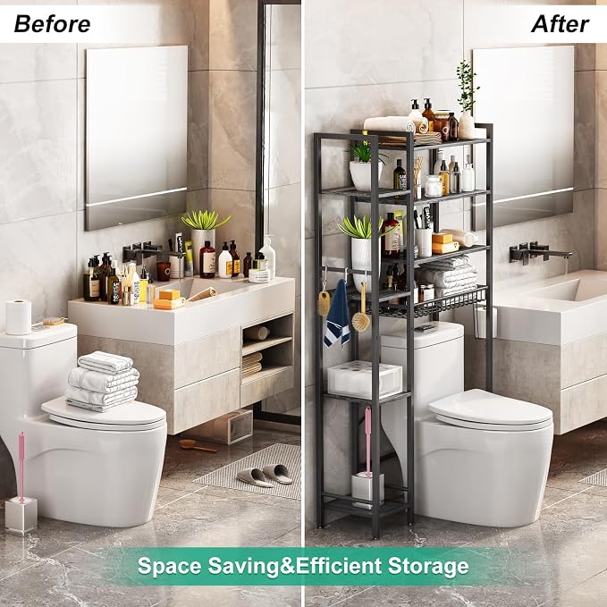 8-Tier Over The Toilet Storage - Image 7