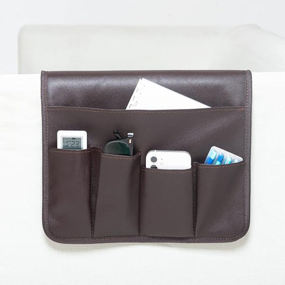 PU Leather Sofa Armrest Organizer, Armchair Magazine Holders, Waterproof Remote - Image 5