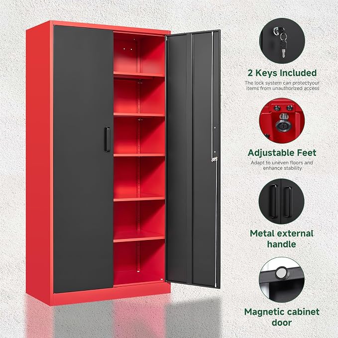 Letaya Metal Garage Storage Cabinets - Image 5