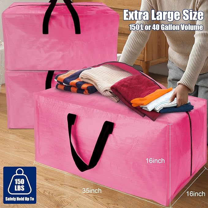 Cosy Family 8 Pack Heavy Duty Extra Large Moving Bags - Image 6