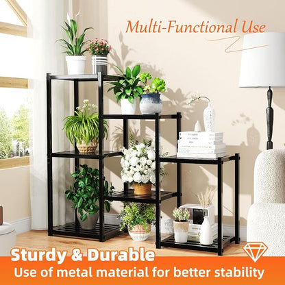 Simple Trending Plant Stand Indoor Outdoor, Heavy Duty Metal Waterproof 7 - Image 2