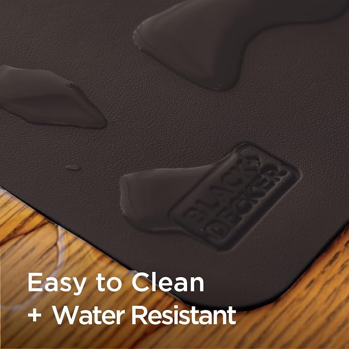 Black+Decker Faux Leather Desk Mat - Image 5