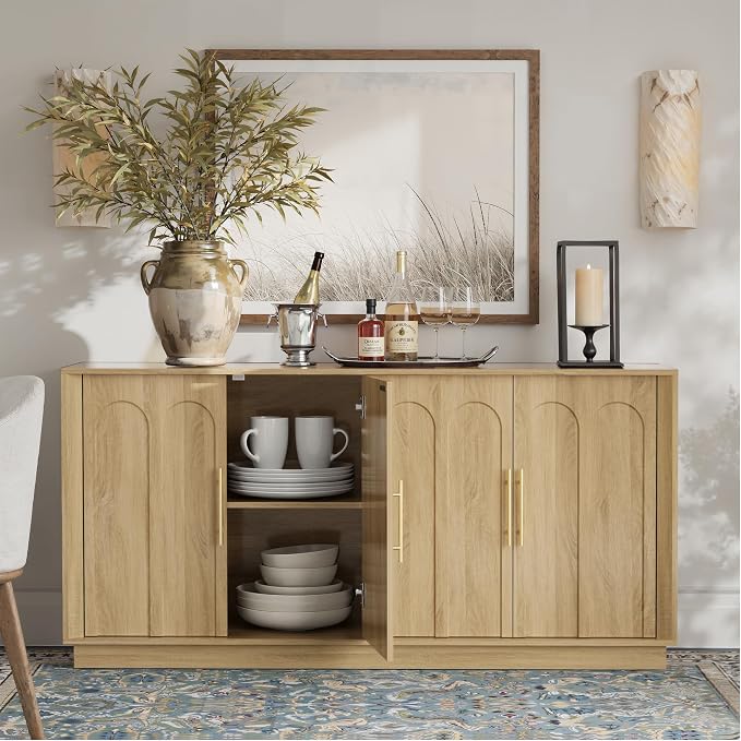 FORTUNETEC 67" Sideboard Buffet Cabinet - Image 6