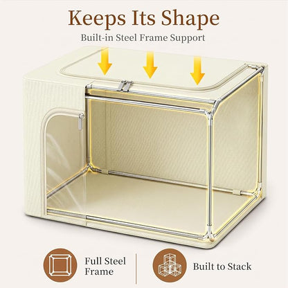 GoMaihe 3 Opening Clothes Storage Bins - Image 4