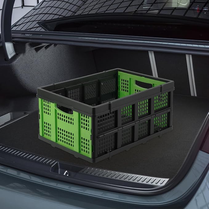 55L Collapsible Crates for Storage, Stackable & Collapsible Milk Crates - Image 7