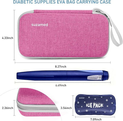 Insulin Cooler Travel Case, EVA Insulation Travel Medicine Kit - Image 5
