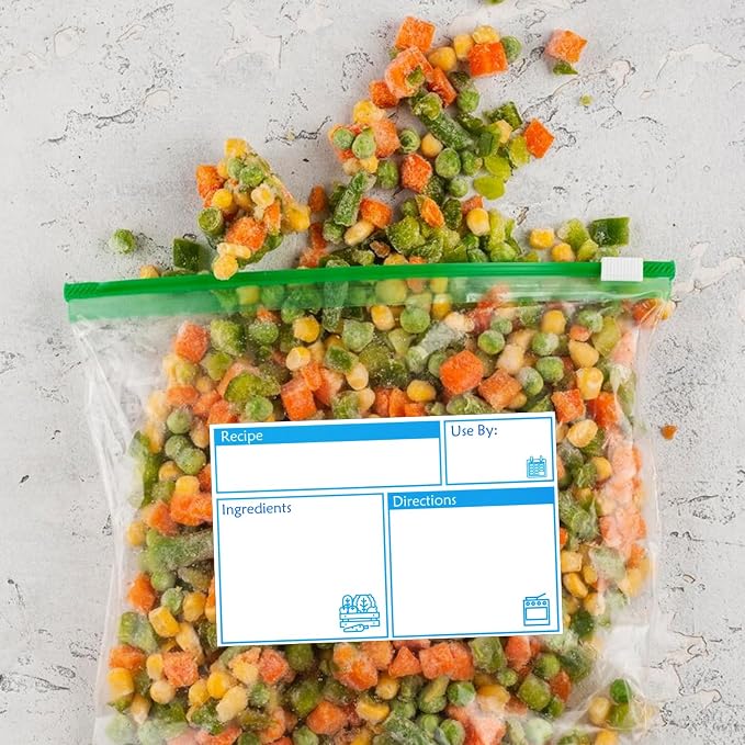 100pcs Labels for Freezer Bags Freezer Meal Labels - Image 7