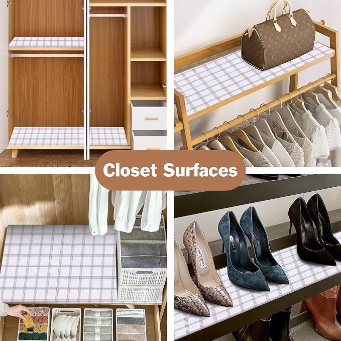 Drawer and Shelf Liner for Kitchen Cabinet: 23.6 in X 30 Ft Non Slip Waterproof - Image 7