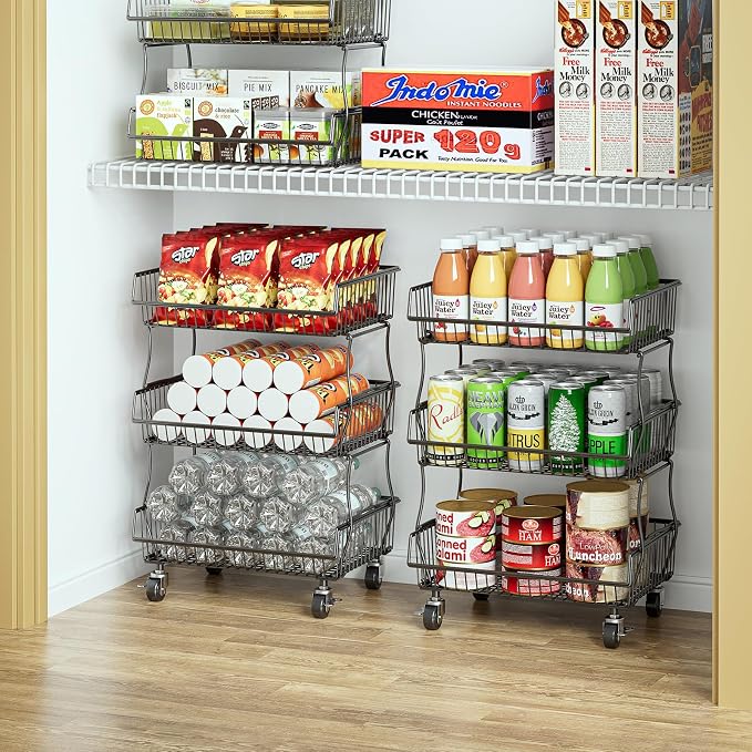 OKZEST Pantry Organizers and Storage Cart - Image 9