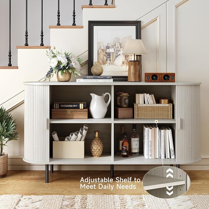 55" Sideboard Buffet Cabinet - Image 3
